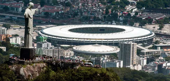 Stadionul Macarana va găzdui finala Campionatului Mondial de anul acesta şi ceremonia de deschidere şi de închidere a Jocurilor Olimpice din 2016 FOTO AFP