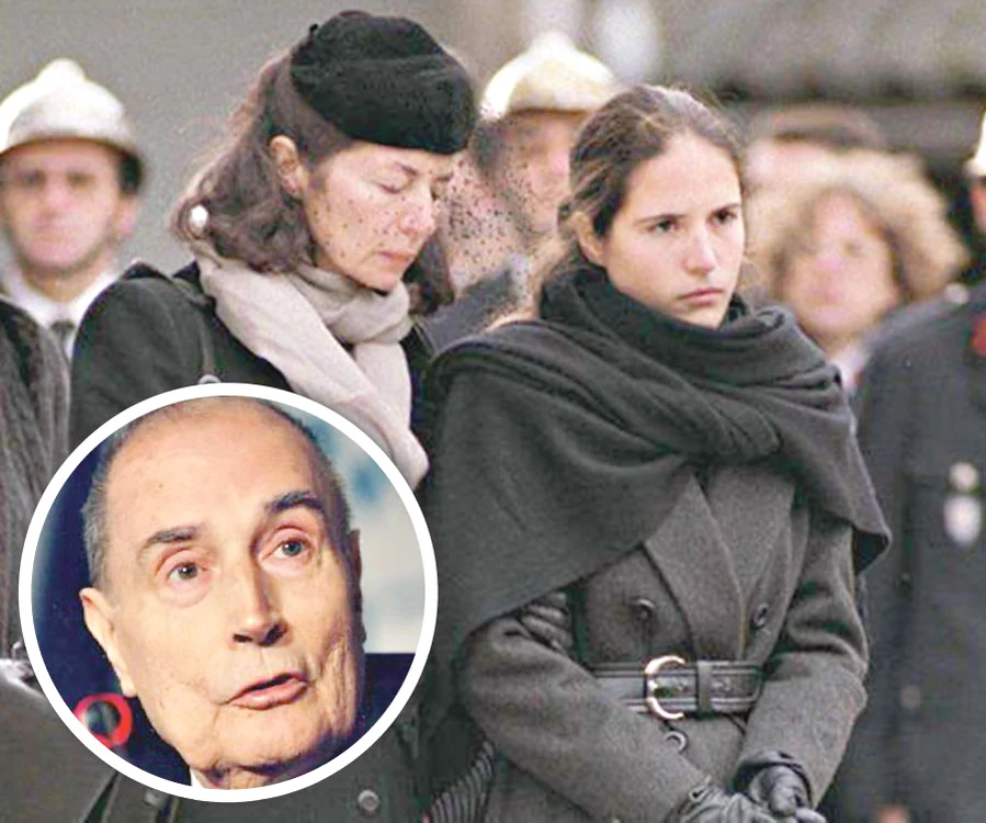Amanta, Anne Pingeot şi fiica nelegitimă Mazarine l-au condus pe ultimul drum pe FranÇois Mitterand
