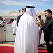 Volodimir Zelenski la Qatar FOTO X/@ZelenskyyUa