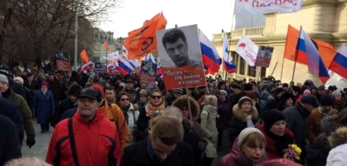 Mii de oameni au ieşit în stradă la Moscova Foto: RT