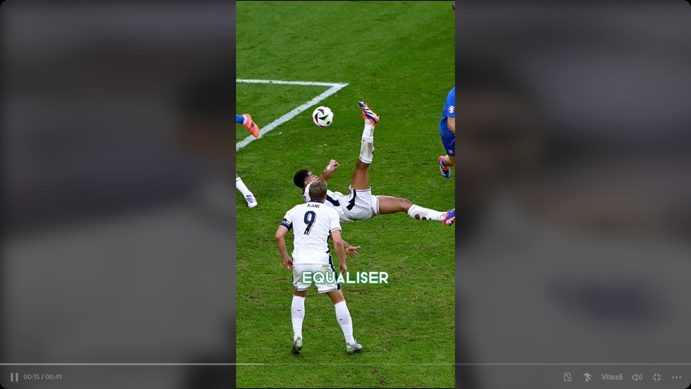 Golănia lui Bellingham de la finalul meciului cu Slovacia. Gestul reprobabil l-ar putea costa scump pe starul lui Real