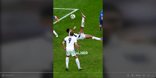 Jude Bellingam a înscris un gol spectaculos. FOTO captură TikTok
