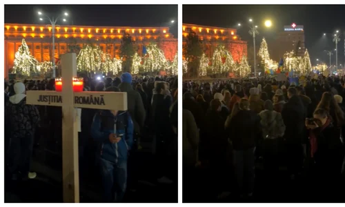 A patra zi de proteste în București FOTO captură video