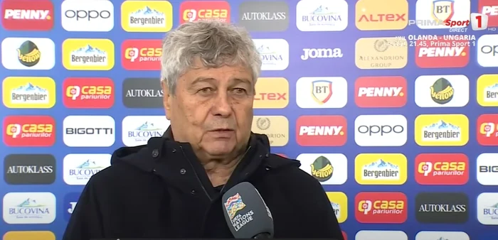 Reacția lui Mircea Lucescu  Foto: Captură video Prima Sport