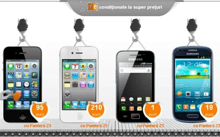 Modelele pe care Orange le are acum drept recondiţionate.