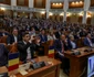 Sedinta plenului reunit a Camerei Deputatilor si Senatorilor mesaj presedinte ucrainean Volodymyr Zelensky 4 aprilie 2022 FOTO Inquam Photos / Octav Ganea
