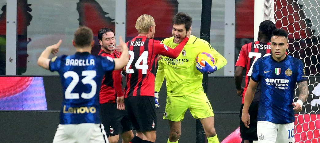 ”Tătă” a apărat un penalty cu Inter, care s-a dovedit decisiv în lupta pentru titlu. Foto EPA EFE