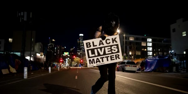 miscarea blm pancarta black lives matter foto epa efe