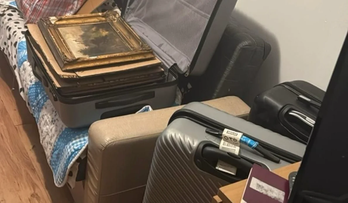 Tablouri din perioada renascentistă furate din Italia, descoperite la Constanța (foto: Poliția Română)
