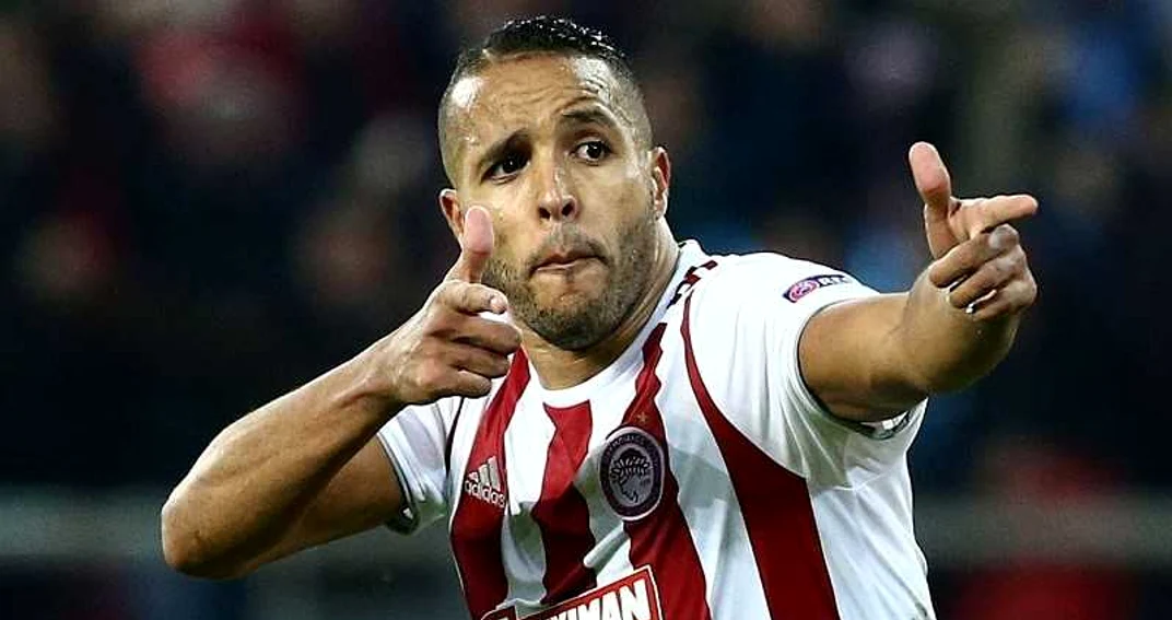 Youssef El-Arabi, atacant Olympiakos. FOTO: Facebook