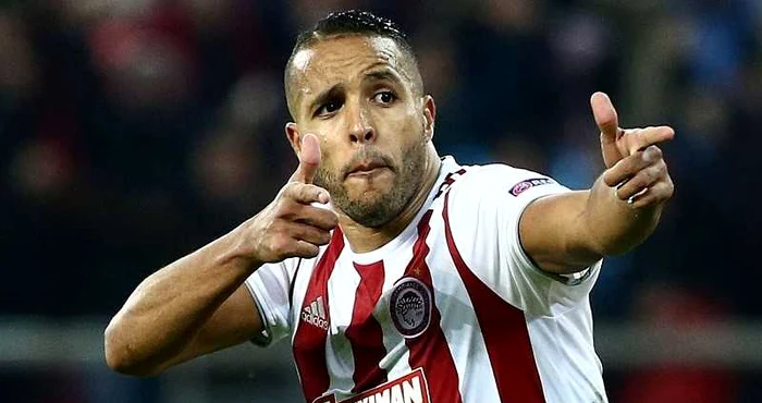 Youssef El-Arabi, atacant Olympiakos. FOTO: Facebook