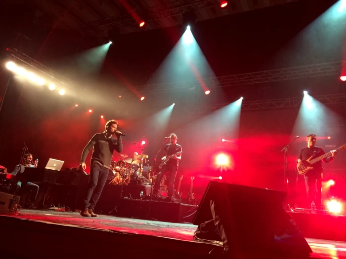 David la repetiţiile premergătoare show-ului