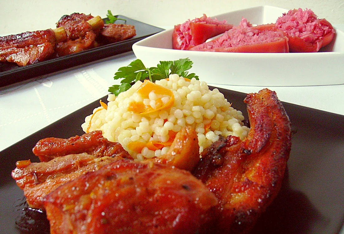 
    Coaste de porc dulci picante  