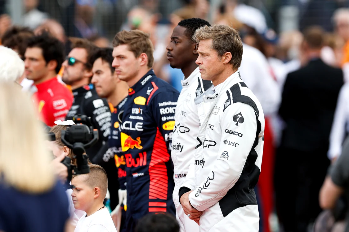 Brad Pitt la Silverstone, Profimedia (2) jpg