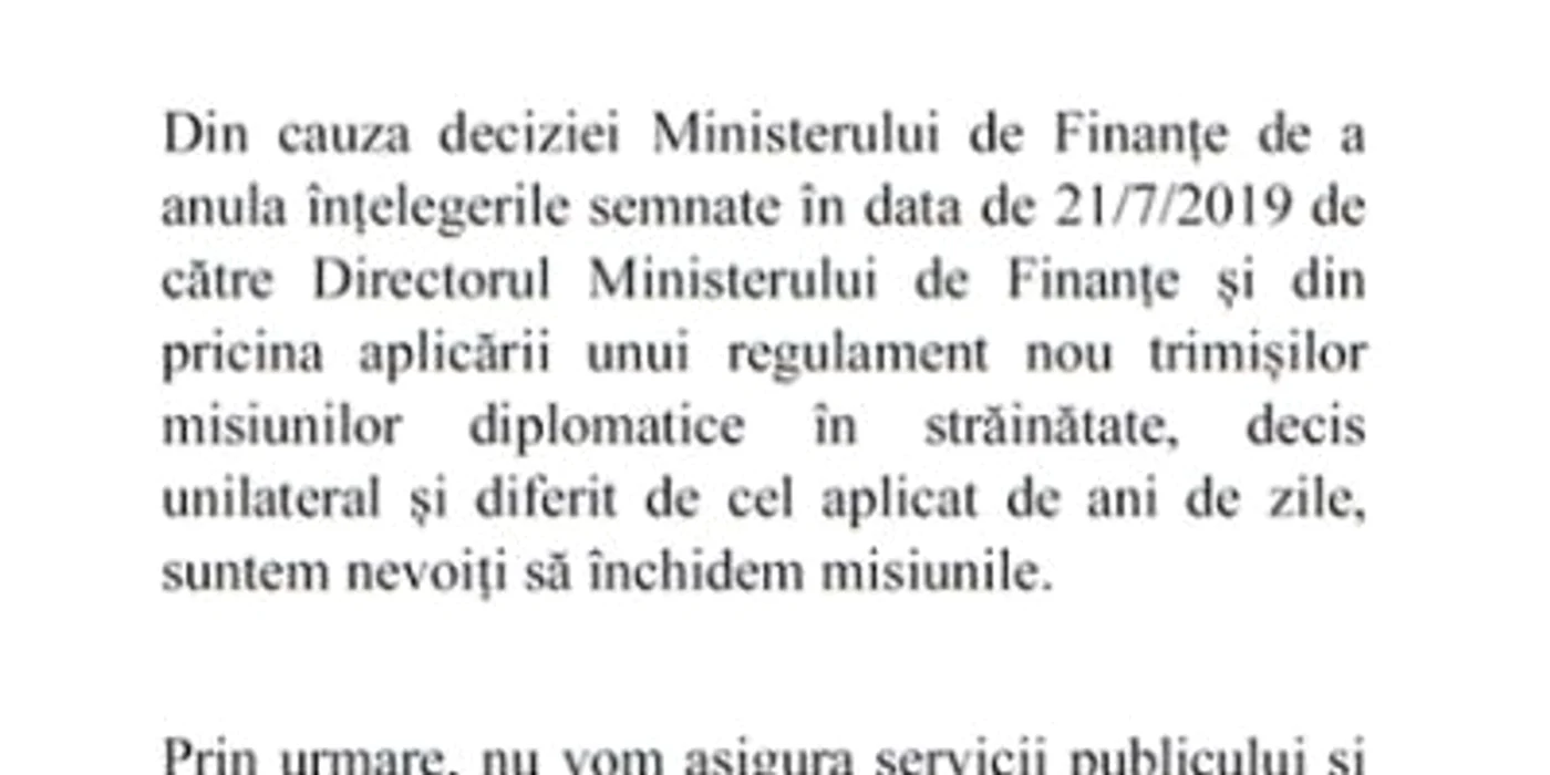 Comunicat al Ambasadei Israelului în România