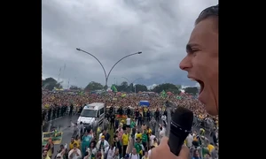 manifestatie lovita de fulger in Brazilia, Nikolas Ferreira captura FB Nikolas Ferreira png