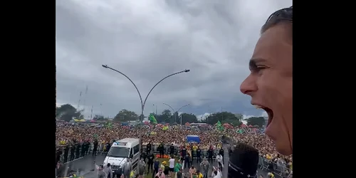 manifestatie lovita de fulger in Brazilia, Nikolas Ferreira captura FB Nikolas Ferreira  png