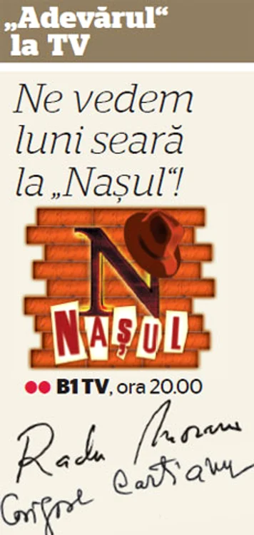 Ne vedem luni seară la „Naşul“!