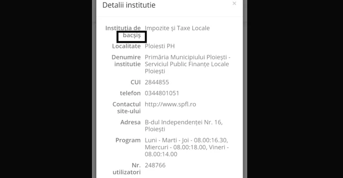 Bărbatul a crezut că platforma Ghiseul.ro îi cere bacşiş Foto: Observator Prahovean