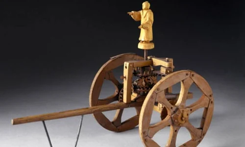 Carul care arată sudul jpeg