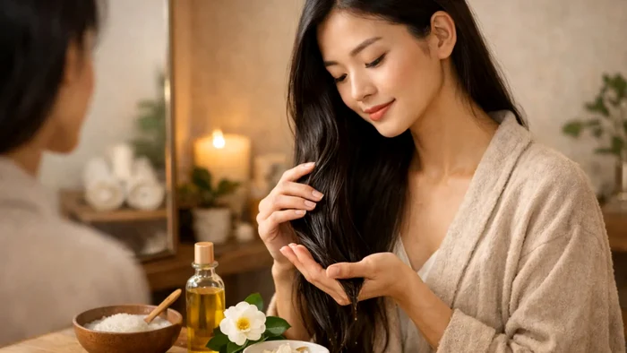 4 ritualuri coreene care îți vor face părul să strălucească.