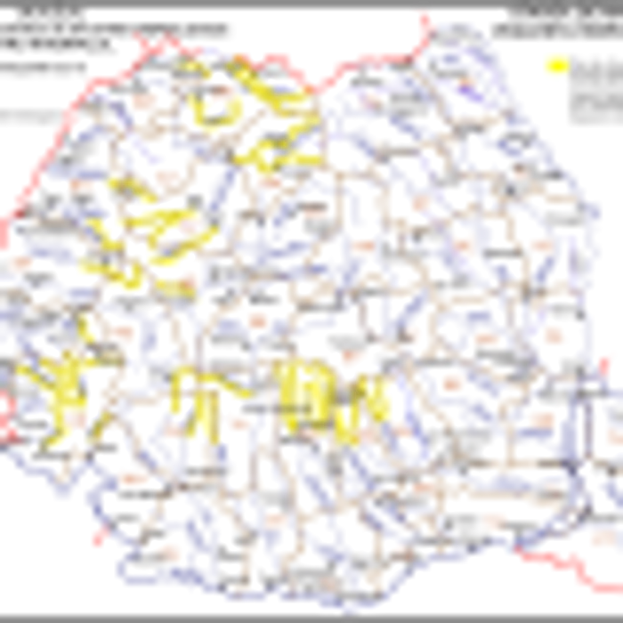 harta cod galben inundatii 3 feb
