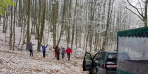 Iarna în pădure Munţii Măcinului Dobrogea Sursa Facebook Cabana Valea Mierii 