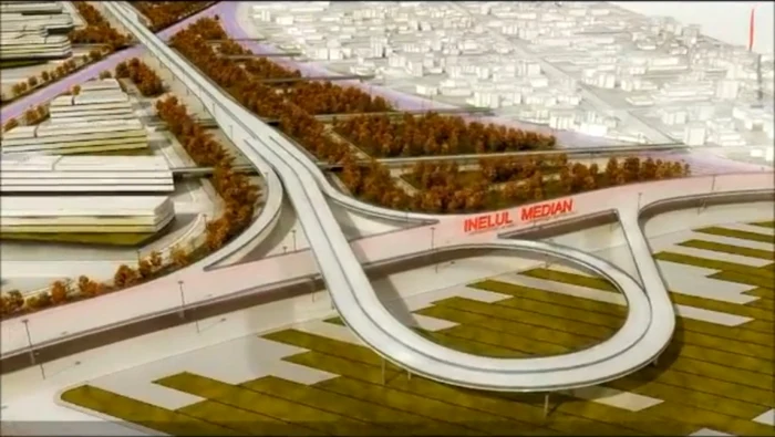 Şoseaua va fi construită, în cea mai mare parte, la 7 m de sol