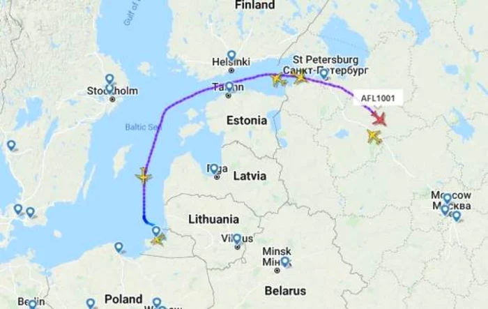 ruta ocolitoare avioane rusesti