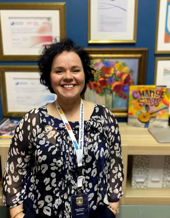 Anca Macovei Vlăsceanu, Fondator și Director, Mark Twain International School