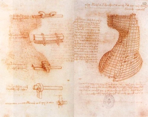 14 wc leonardo da vinci double manuscript page on the sforza monument jpg jpeg