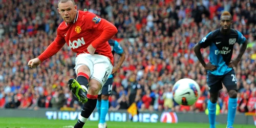 Foto: Wayne Rooney a marcat nouă goluri în primele cinci etape din Campionatul Angliei. foto: manutd.com