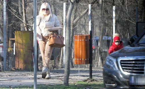 Elena Udrea, în perioada când își conducea mașina scoasă la vânzare de ANAF