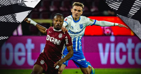 Ardelenii au alergat în gol contra Universității Craiova. Foto Facebook CFR Cluj