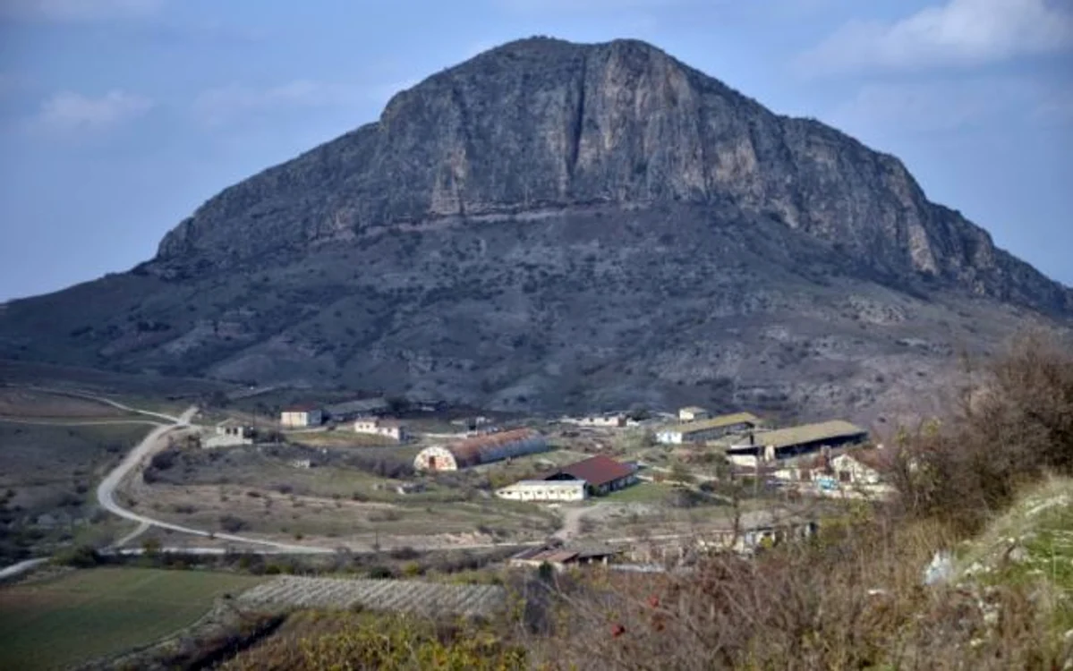 Localitate din Nagorno-Karabah FOTO AFP