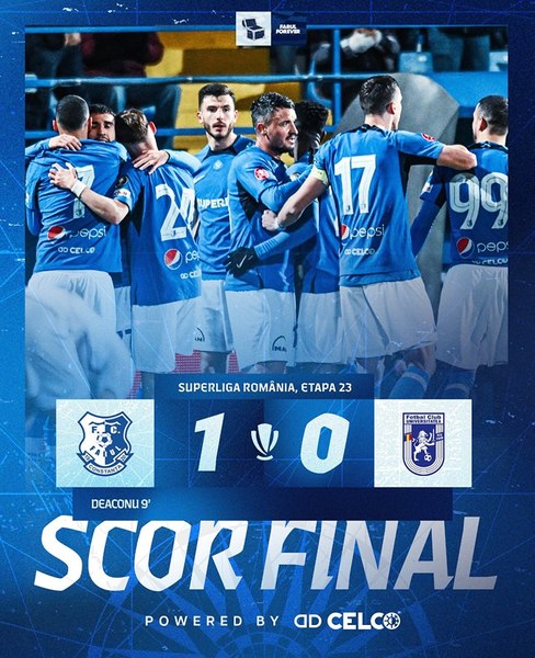 Farul Constanţa a câștigat cu FC U 1948 Craiova 1-0, în Superligă