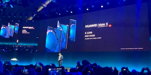 Huawei Mate X lansare Barcelona FOTO Claudiu Rapan