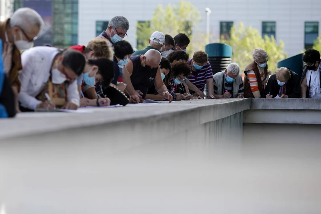 Maratonul vaccinării din Bucureşti. Imagine: Inquam Photos / Octav Ganea