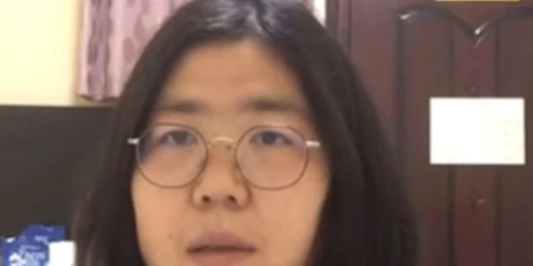 Jurnalista Zhang Zhan este acuzată de răspândire de informaţii false despre epidemia din Wuhan FOTO Chinese Human Rights Defenders (CHRD) via The Guardian