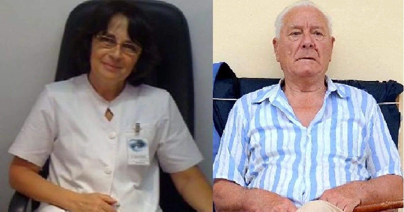 Daniela Drăgan şi tatăl său Vasile Humă