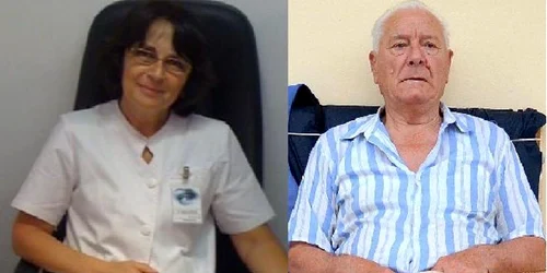 Daniela Drăgan şi tatăl său Vasile Humă