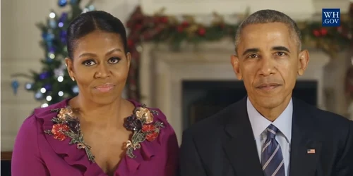 barack obama michelle obama craciun