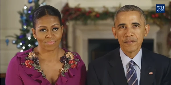 barack obama michelle obama craciun