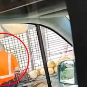 Ambulanțier din Bacău, în fața unui stand de pepeni   VIDEO: captură video EveryOneTV-Media