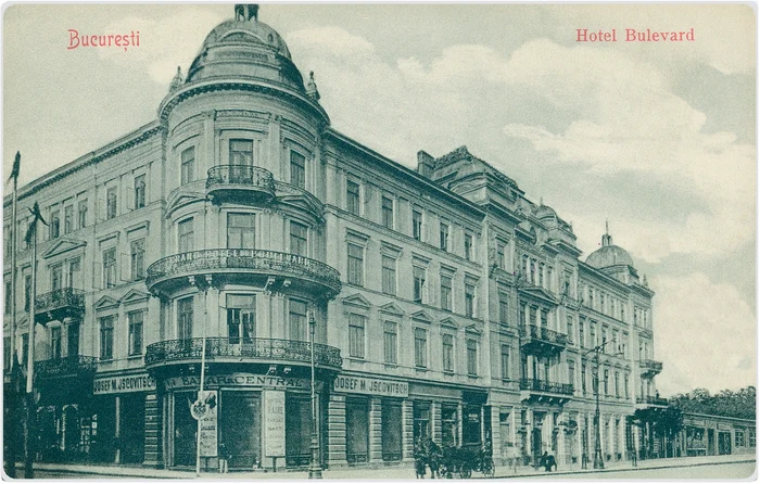 Hotelul la începutul secolului XX. Sursa: ilustrată