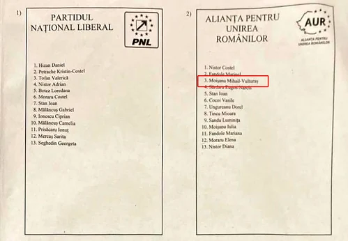 Bărbatul a fost susținut de AUR FOTO: vremea nouă