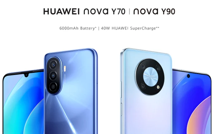 Smartphone Huawei nova Y70 şi nova Y90