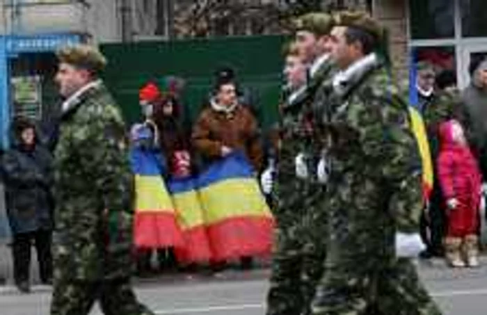 Tricolorul la parada de 1 Decembrie