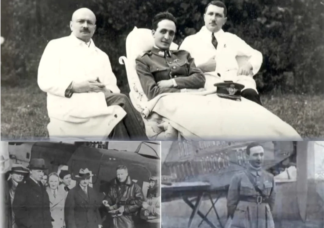 Bănciulescu, primul om care a pilotat un avion cu ambele picioare amputate / Foto: Captură video