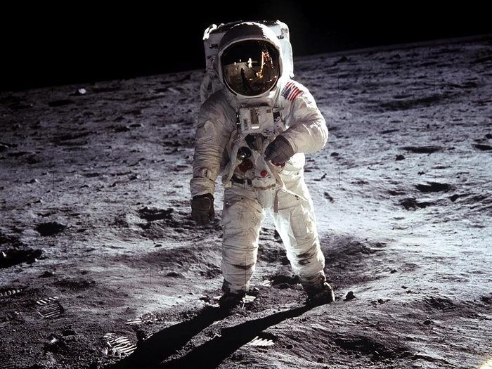  Între 1969 și 1972, un total de 12 astronauți americani au explorat suprafața lunară/ FOTO:Arhiva